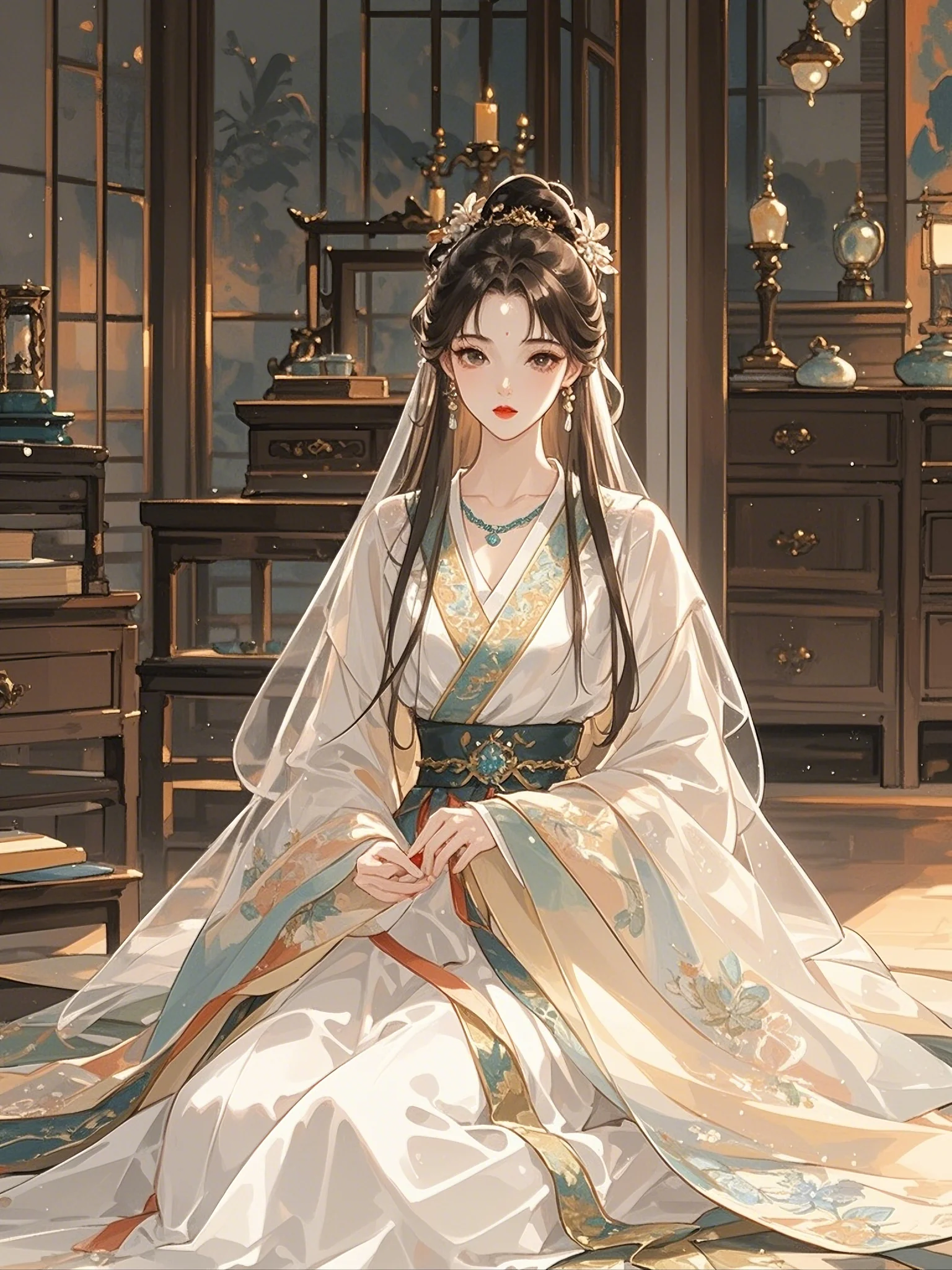 半山云雾绕